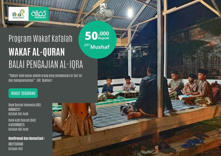 Kafalah IKAT Buka Wakaf Al-Qur’an Untuk Balai Pengajian Iqra